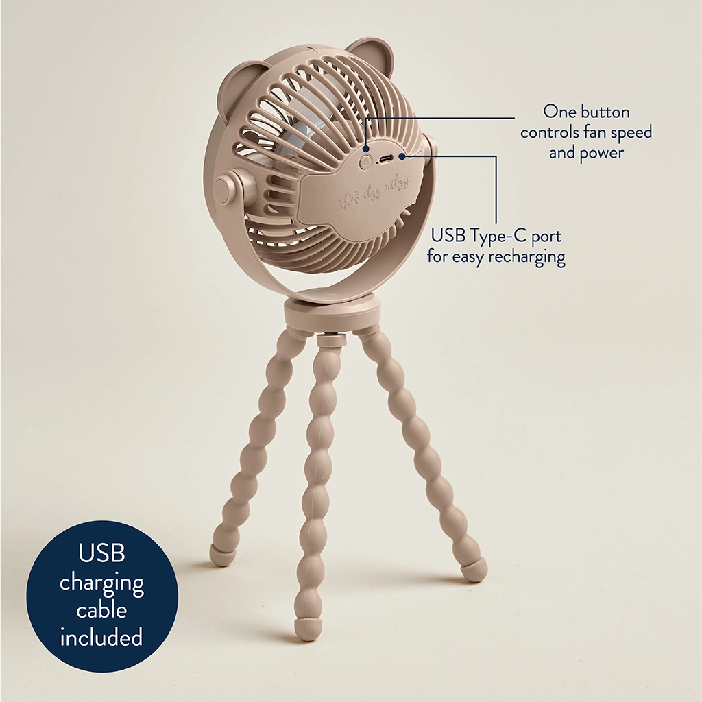 Bear 3-Speed Stroller Fan