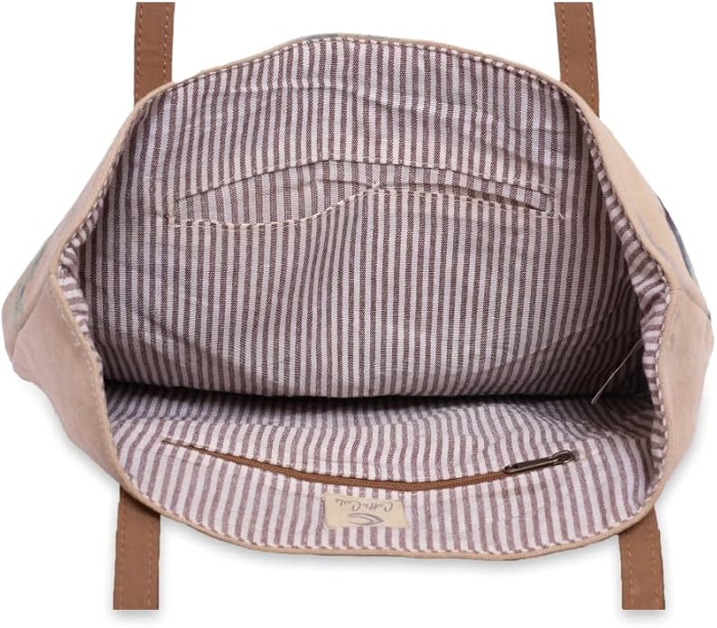 Orchid Book Bag Tote