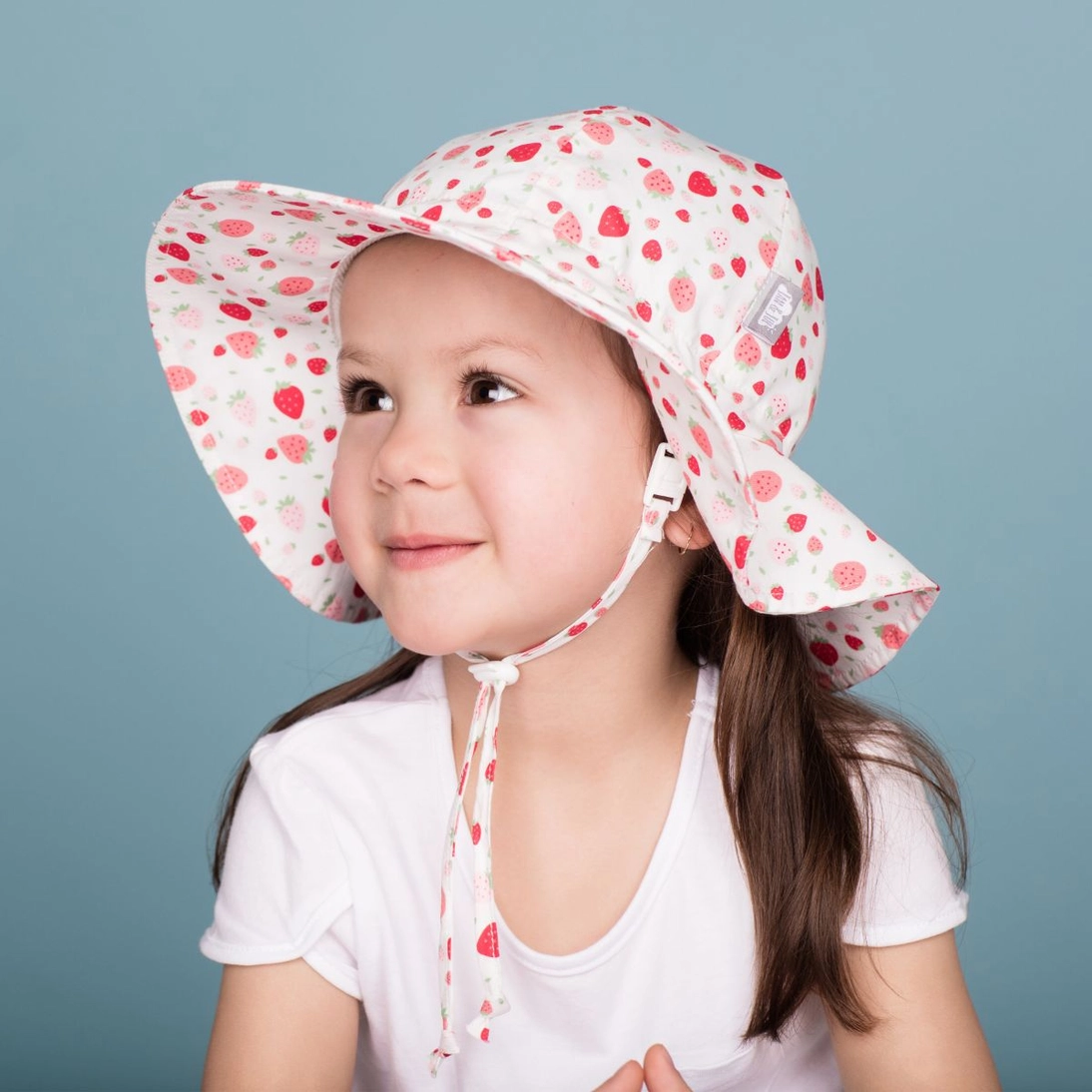 Strawberry Floppy Sun Hat