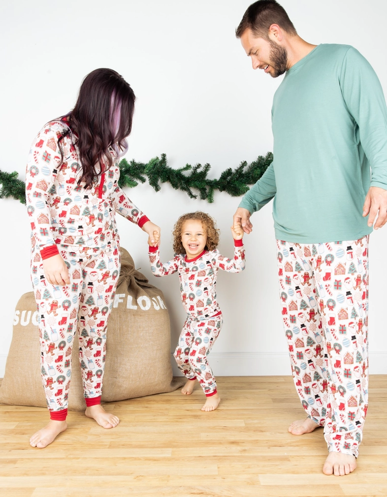 Holiday Milk & Cookies Adult Bamboo Pajama Pants