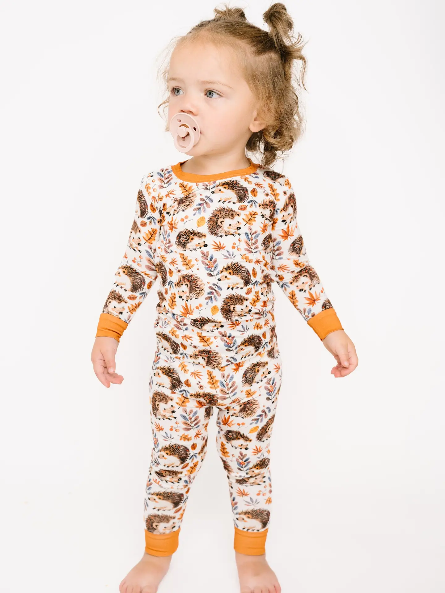 Kids Woodland Hedgehog Bamboo Pajamas