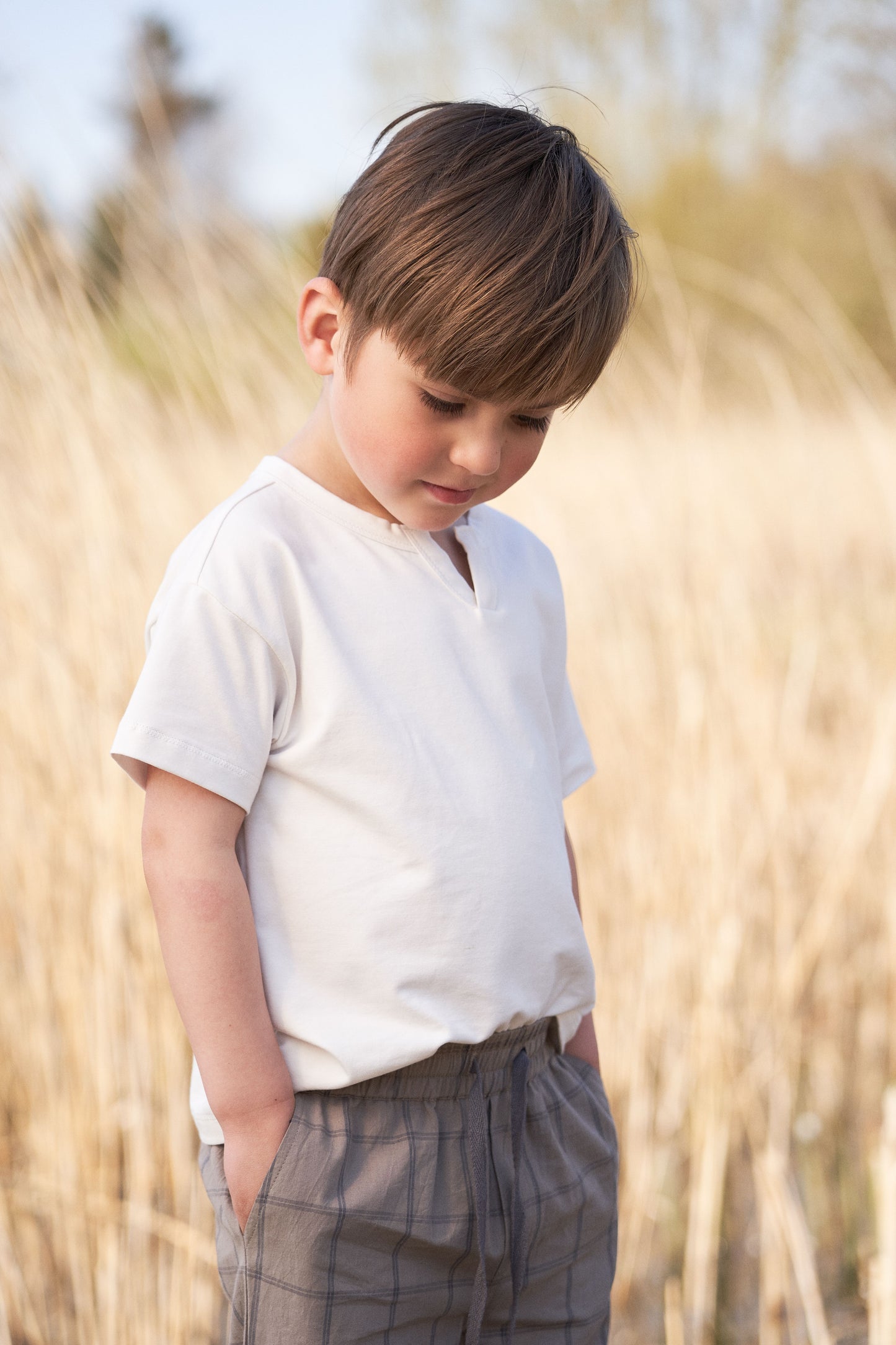 Kids Check Shorts