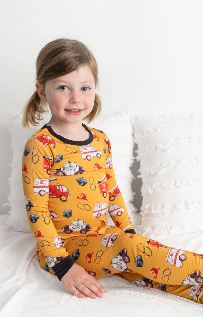 First Responders Kids Bamboo Pajamas