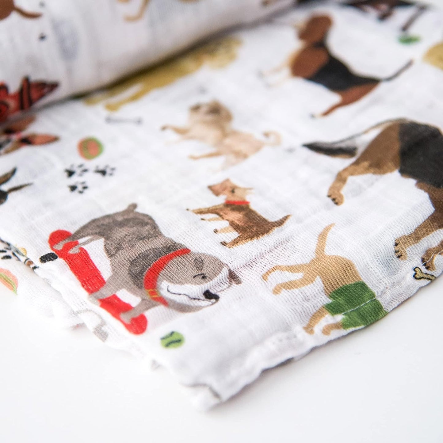 Cotton Muslin Swaddle Woof