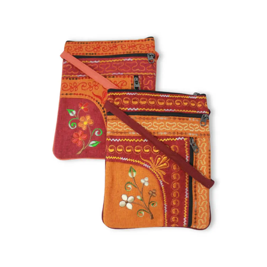 Passport Bag Jari Embroidery