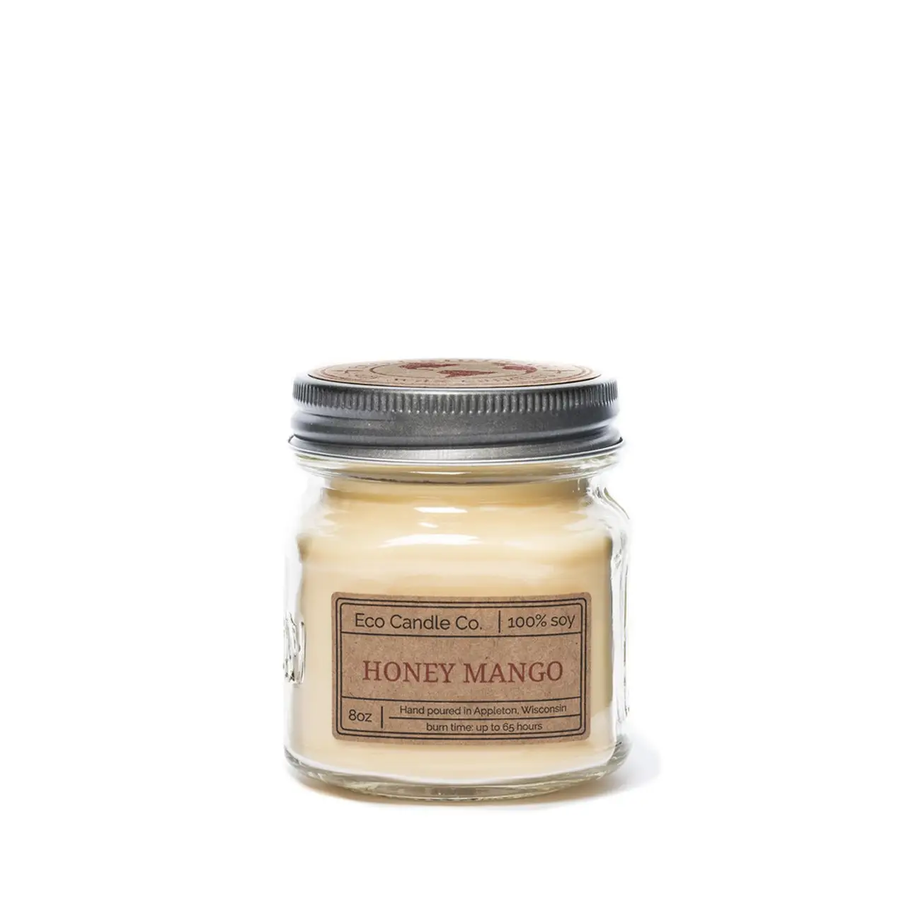 Mason Candle Honey Mango