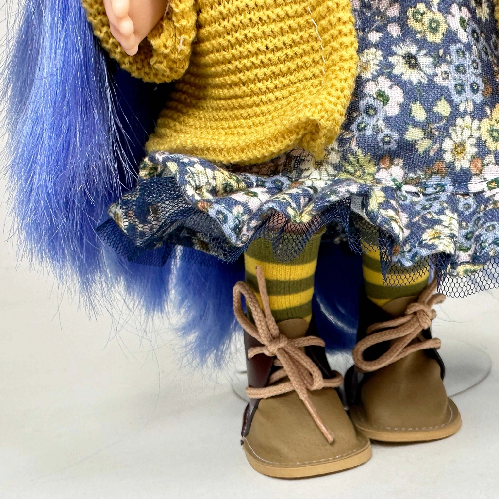 Mia Doll Knit Mustard Sweater