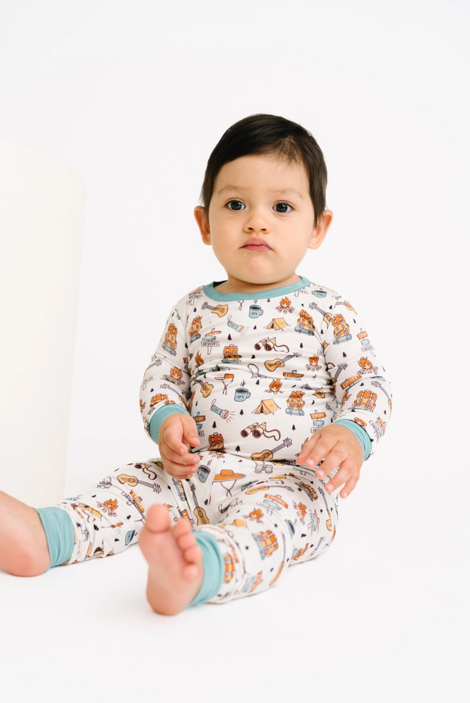 Kids Cozy Campsite Bamboo Pajamas