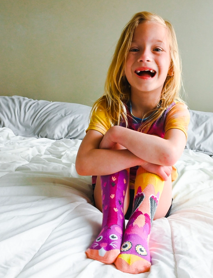 Pals Kids Socks Owl Mouse