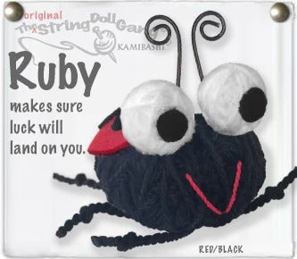 Ruby the Ladybug String Doll Keychain