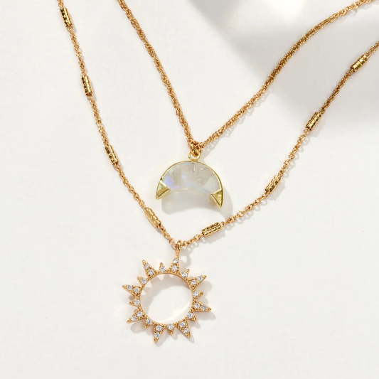 Live By the Sun Necklace Set