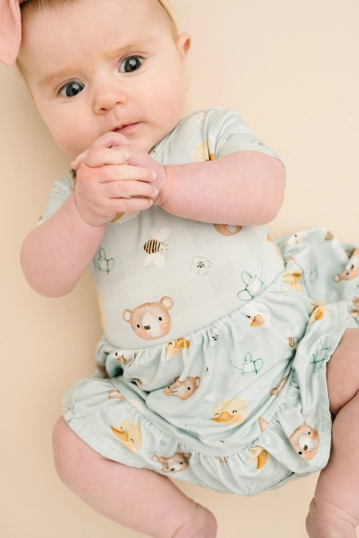 Baby Springtime Pals Bamboo Dress
