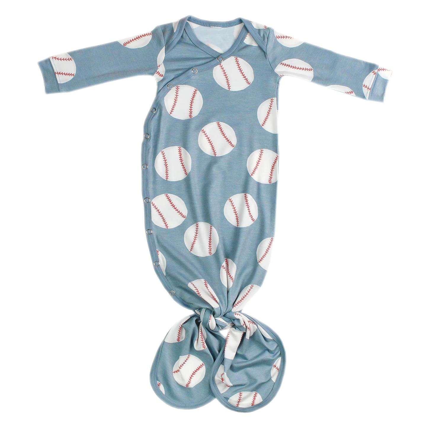 Slugger Newborn Knotted Gown