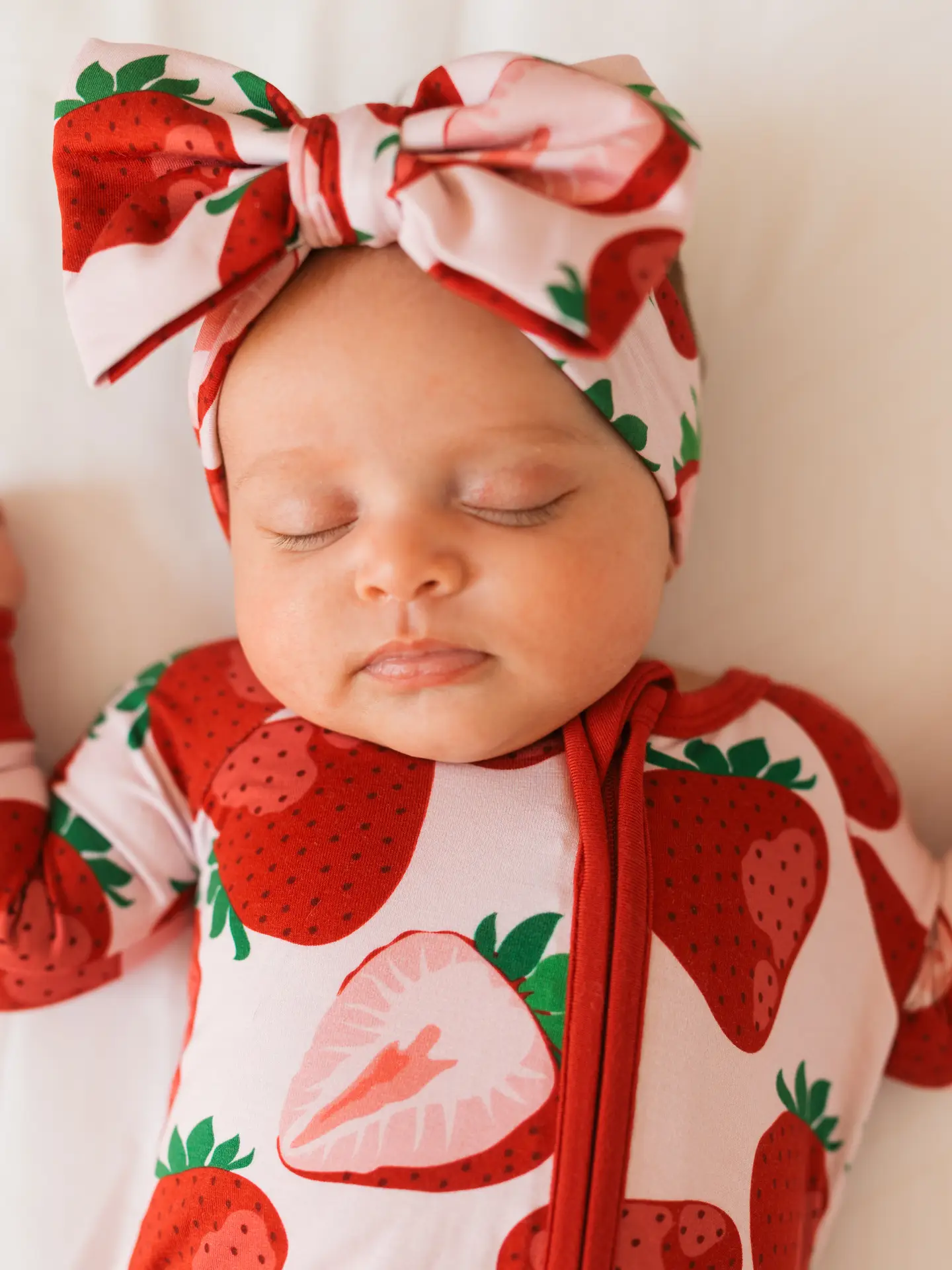 Berry Sweet Strawberry Bamboo Sleeper