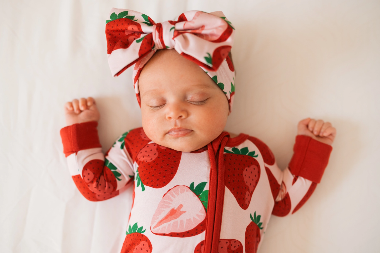 Berry Sweet Strawberry Bamboo Sleeper