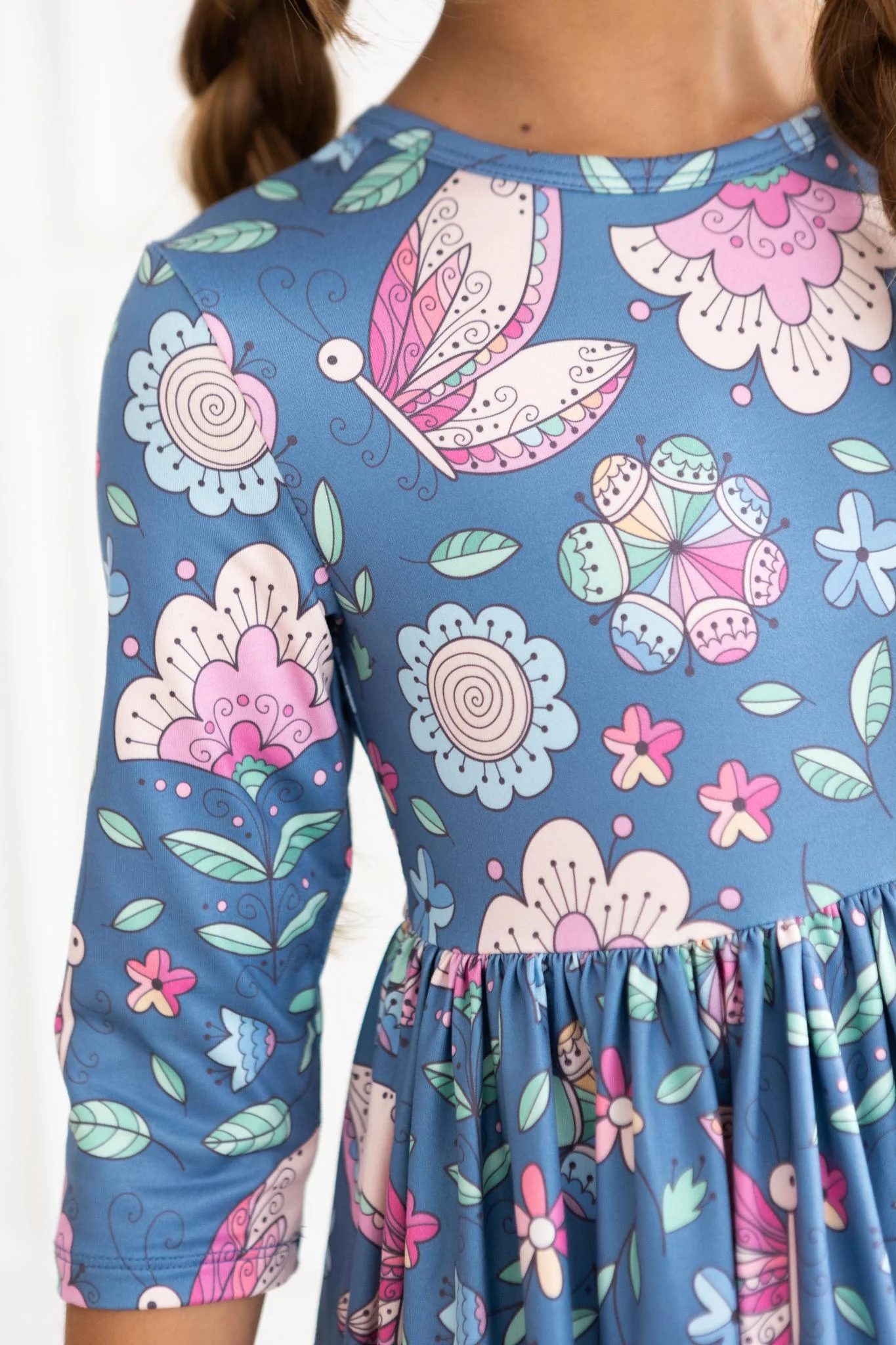 Girls Spring Gardens Twirl Dress