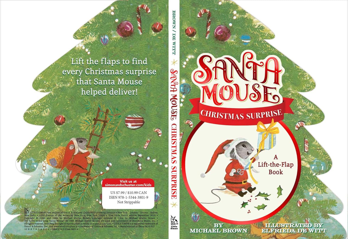 Santa Mouse Christmas Surprise Board Book
