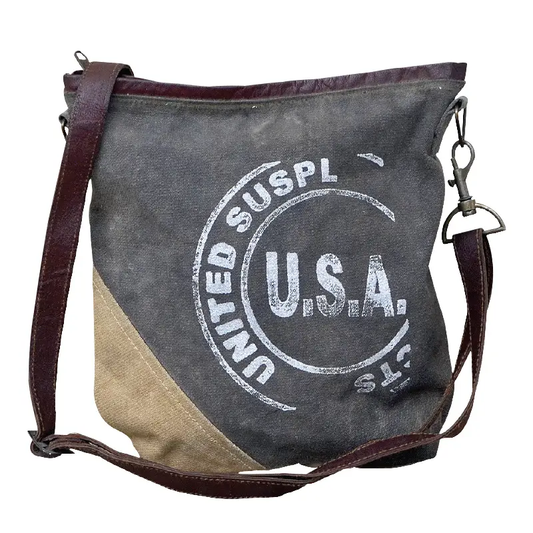 USA Vintage Passport Bag