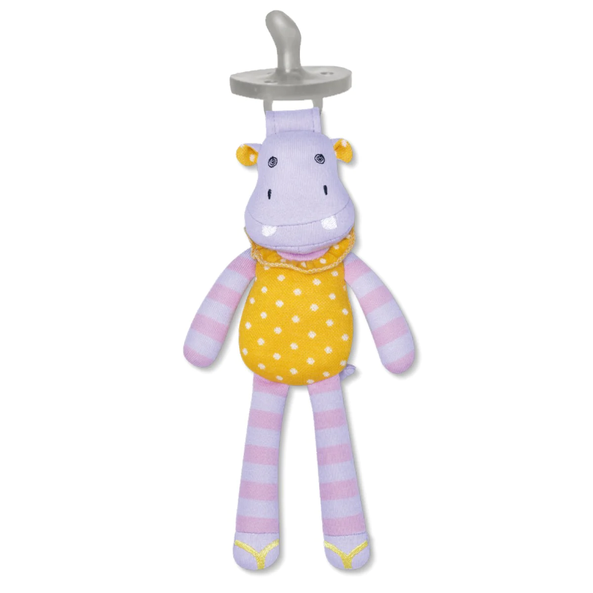 Coco Hippo Pacifier Buddy