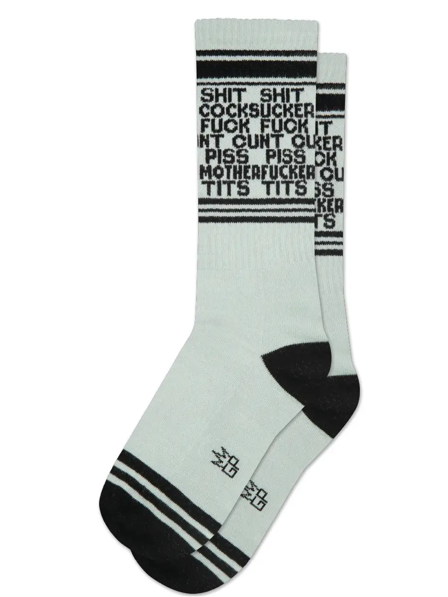 Dirty Words Crew Socks