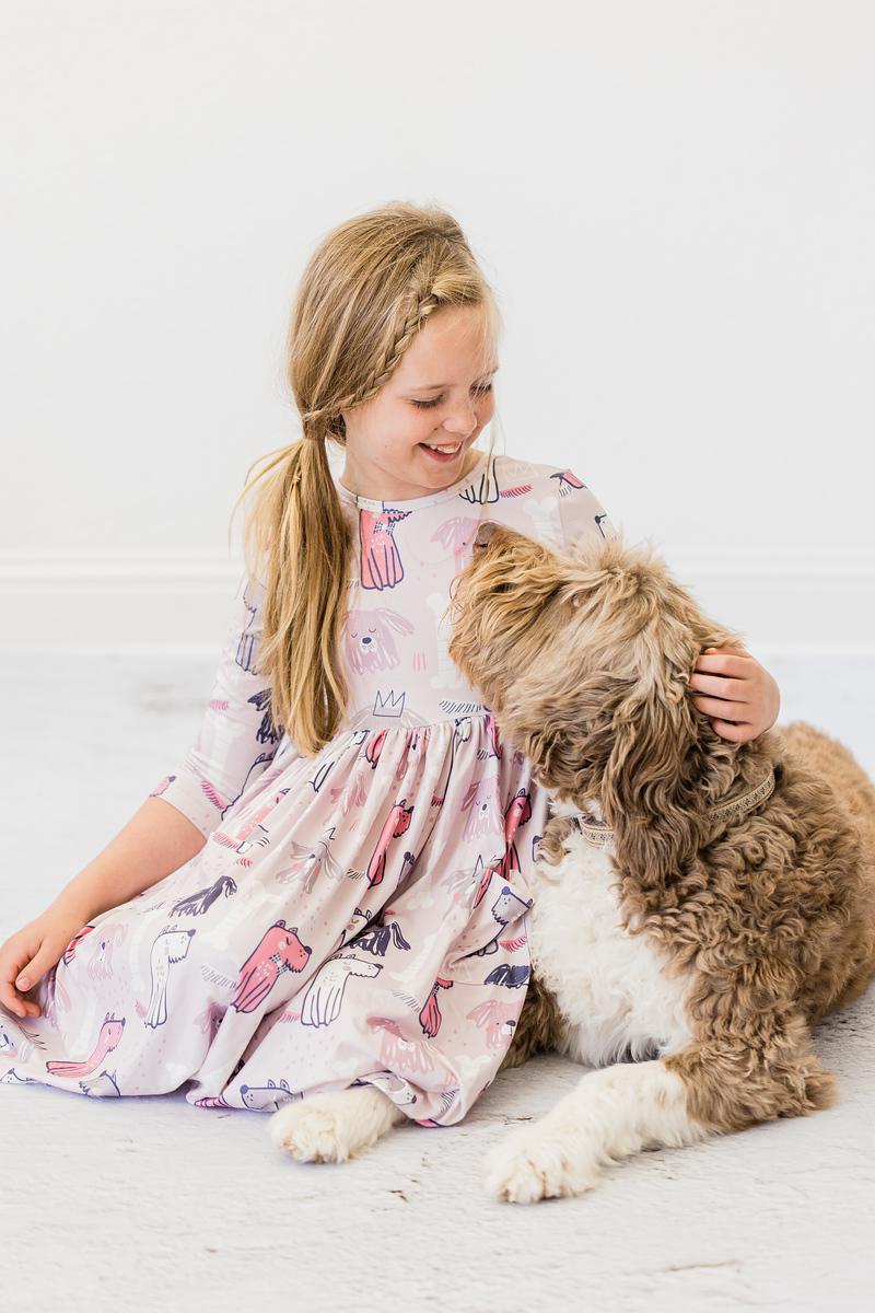 Puppy Party Twirl Dress