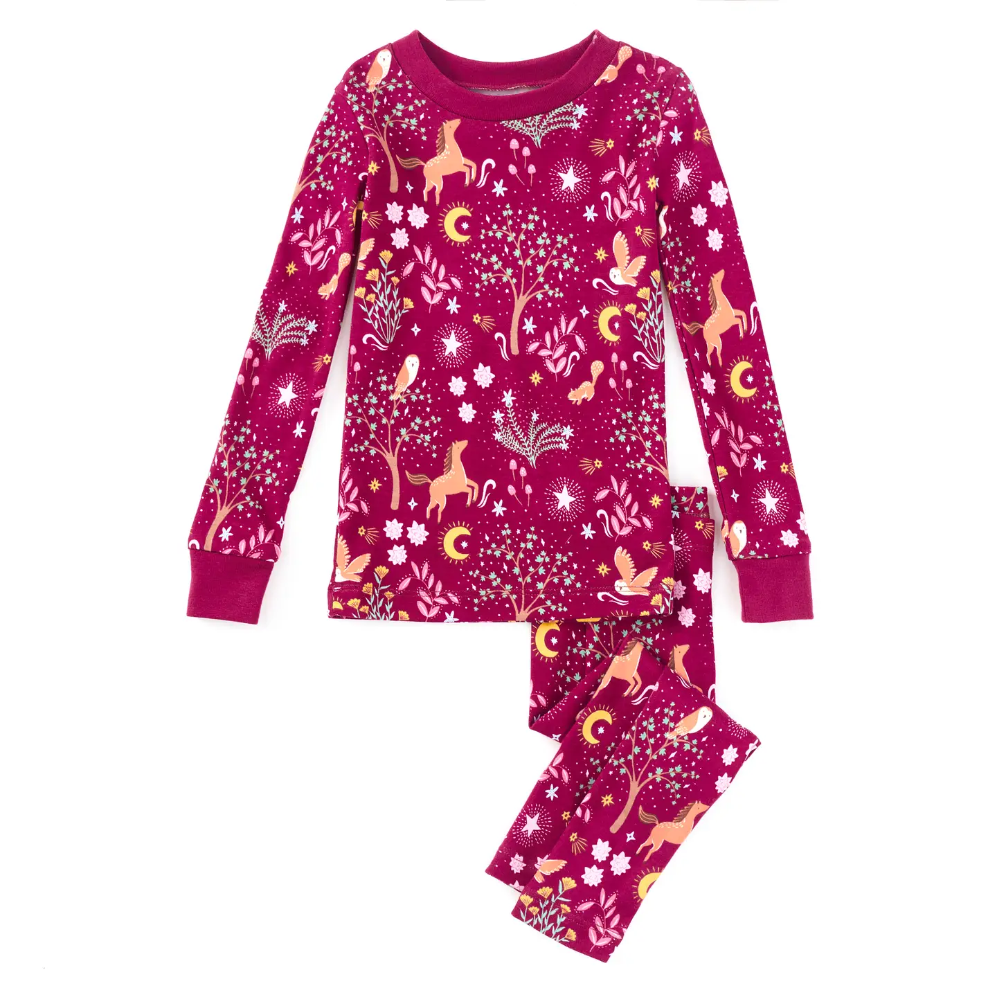 Girls Woodland Dreams Bamboo Blend Pajamas