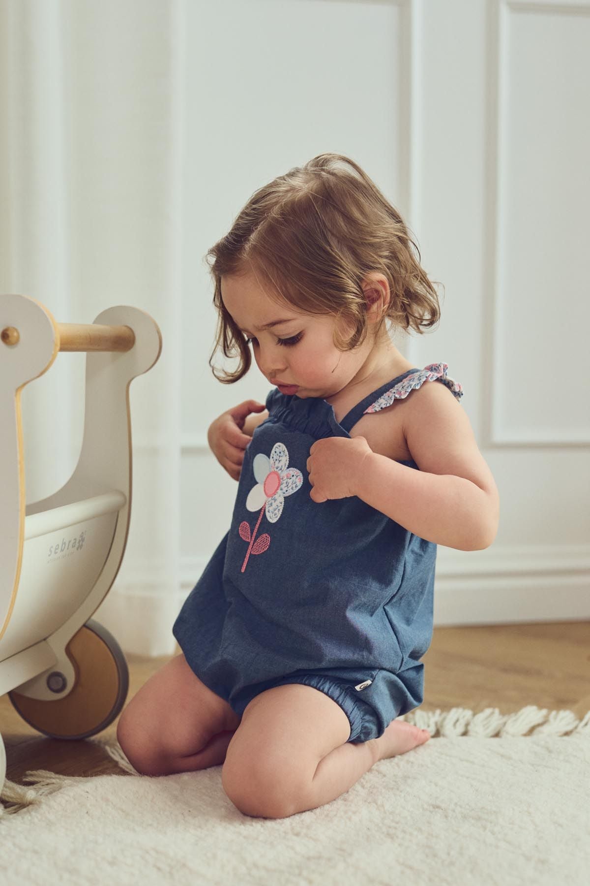 Baby Petit Flower Beach Romper