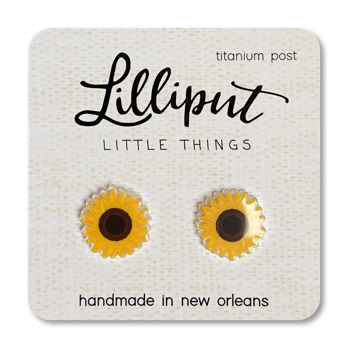 Sunflower Stud Earrings