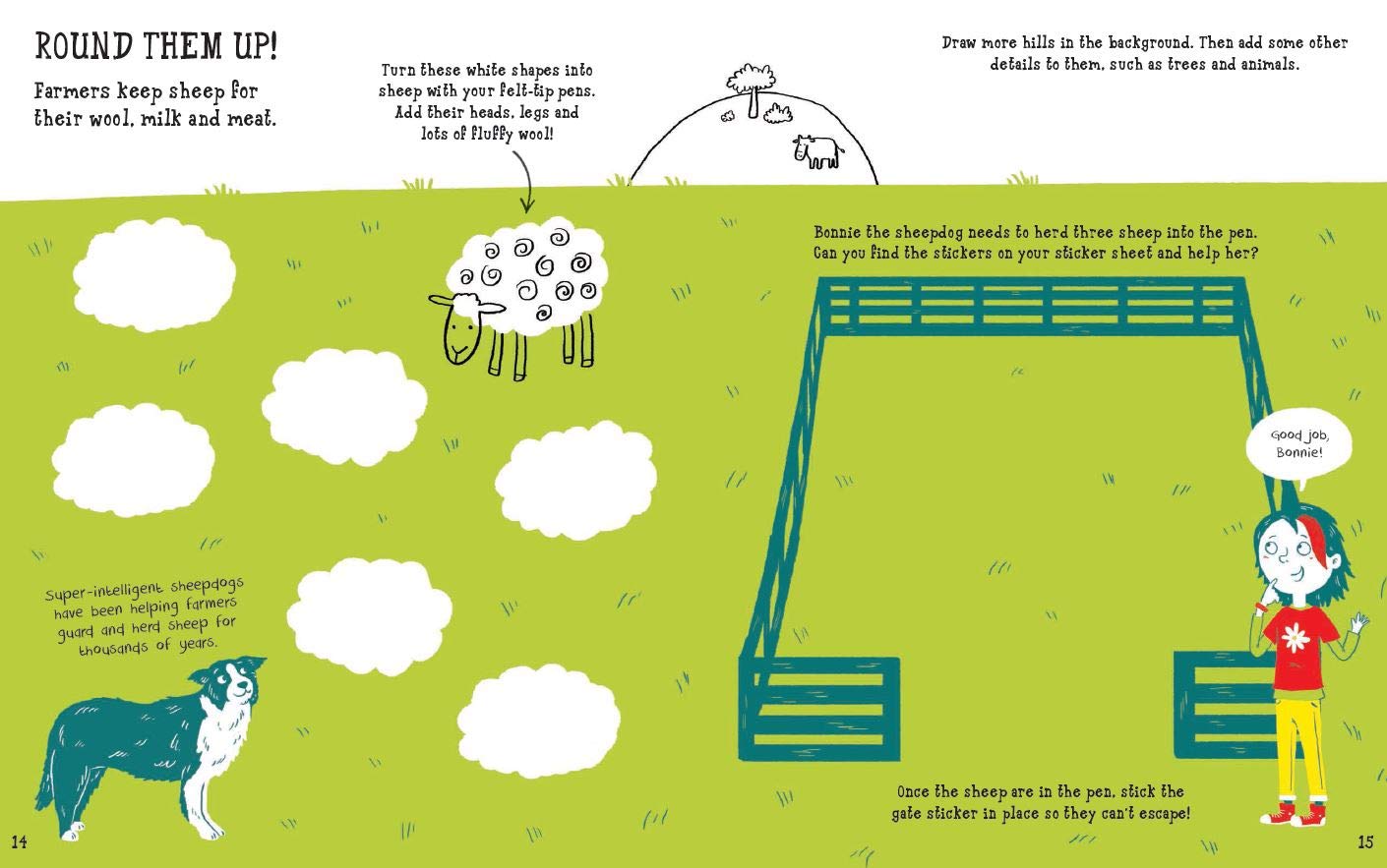 Sticker World Farm Activity Book