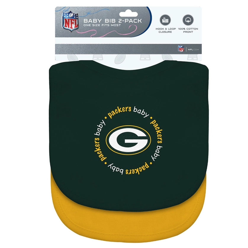 Green Bay Packers Bib Set of 2