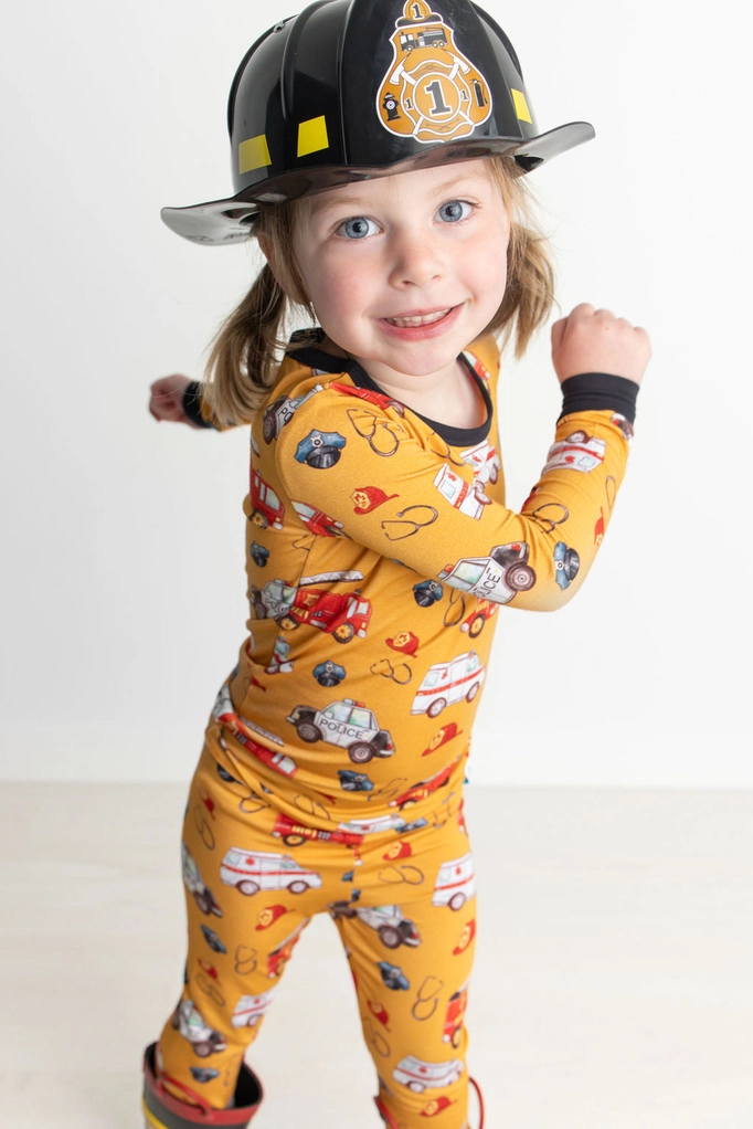 First Responders Kids Bamboo Pajamas