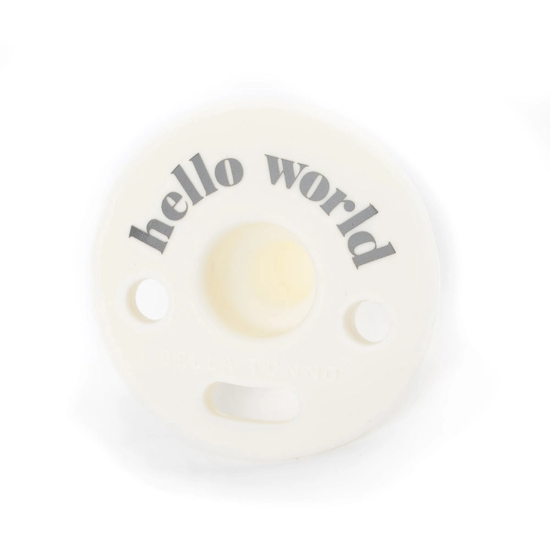 Hello World Bubbi Pacifier