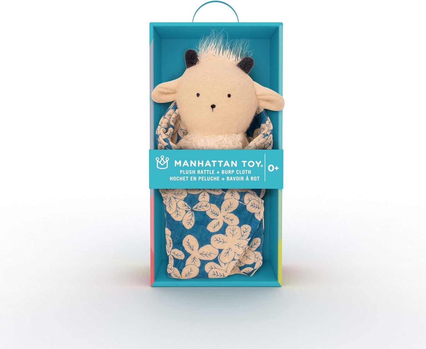 Goat Rattle + Burp Cloth