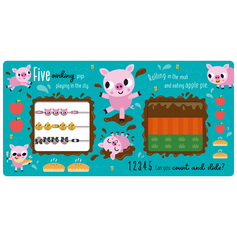 Count & Slide Farmyard Friends Board Book
