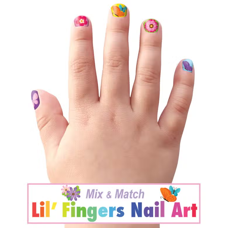 Lil Fingers Nail Art Spring Fling