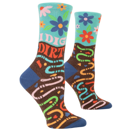 I Dig Dirt Crew Socks