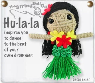 Hu La La Girl String Doll Keychain