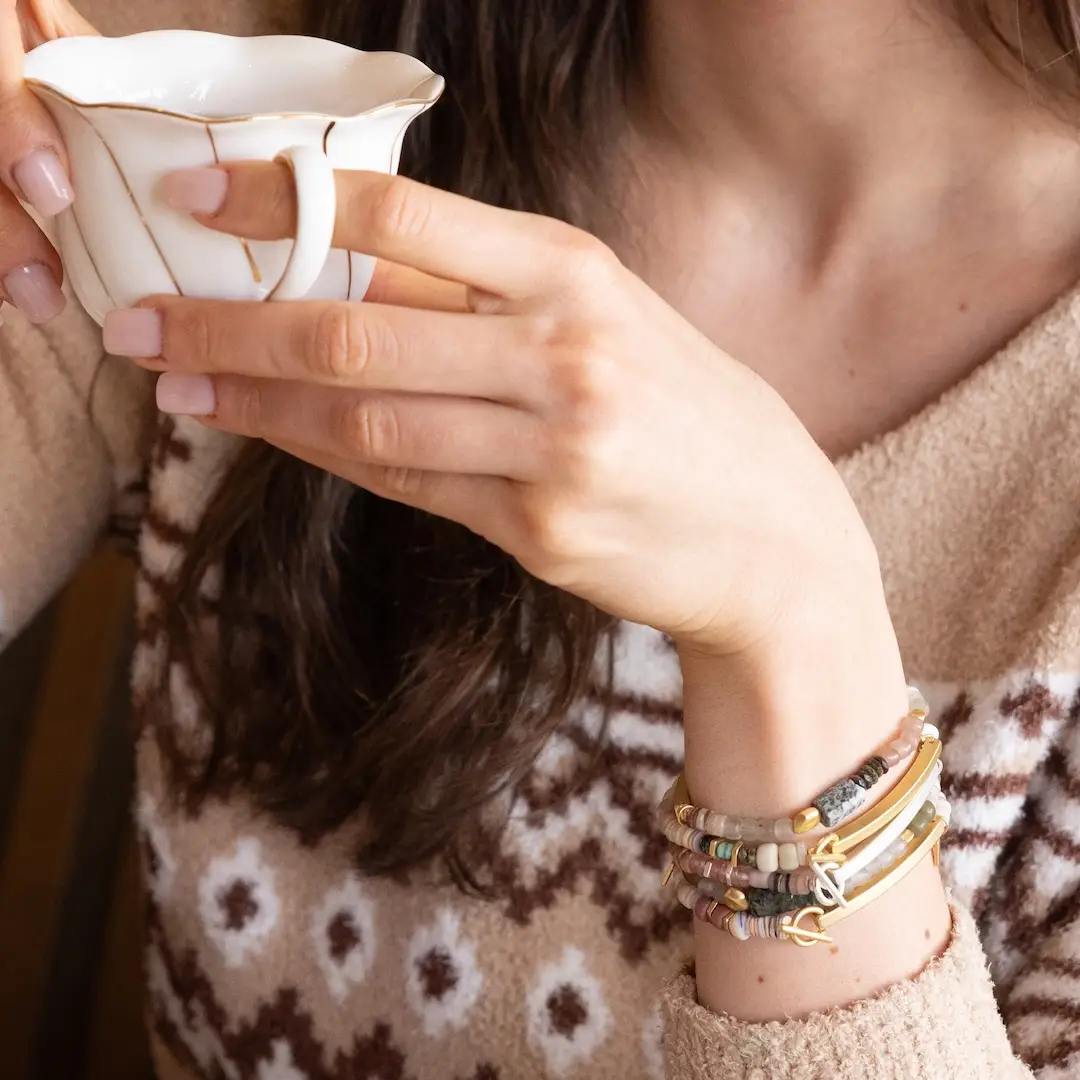 Hidden Message Bracelet Unstoppable/Chiltonite