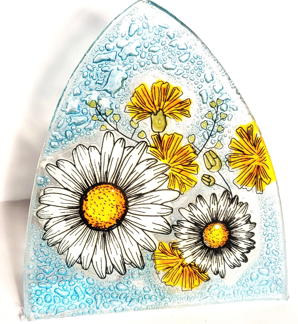 Daisy Flower Glass Nightlight