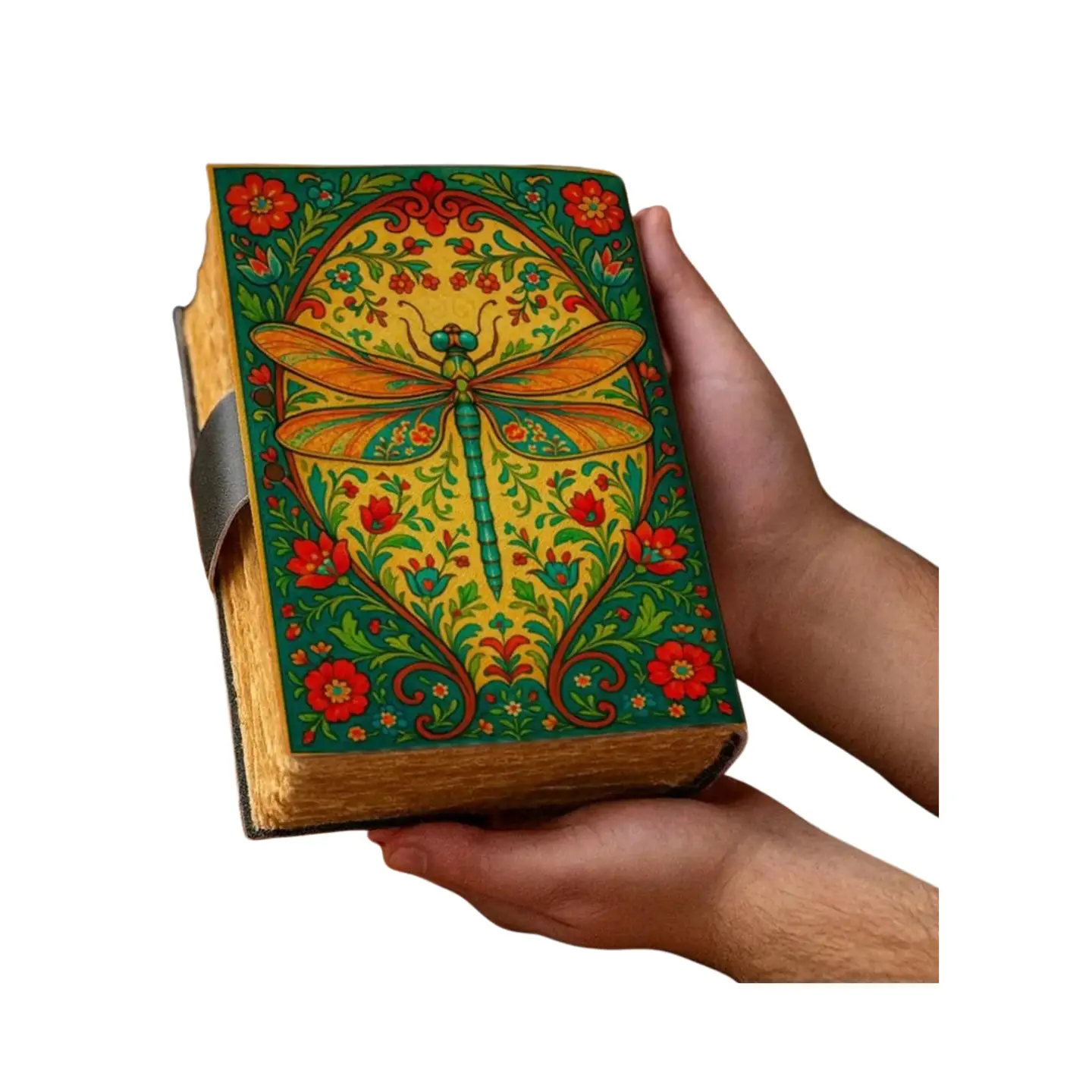 Dragonfly Vintage Leather Journal