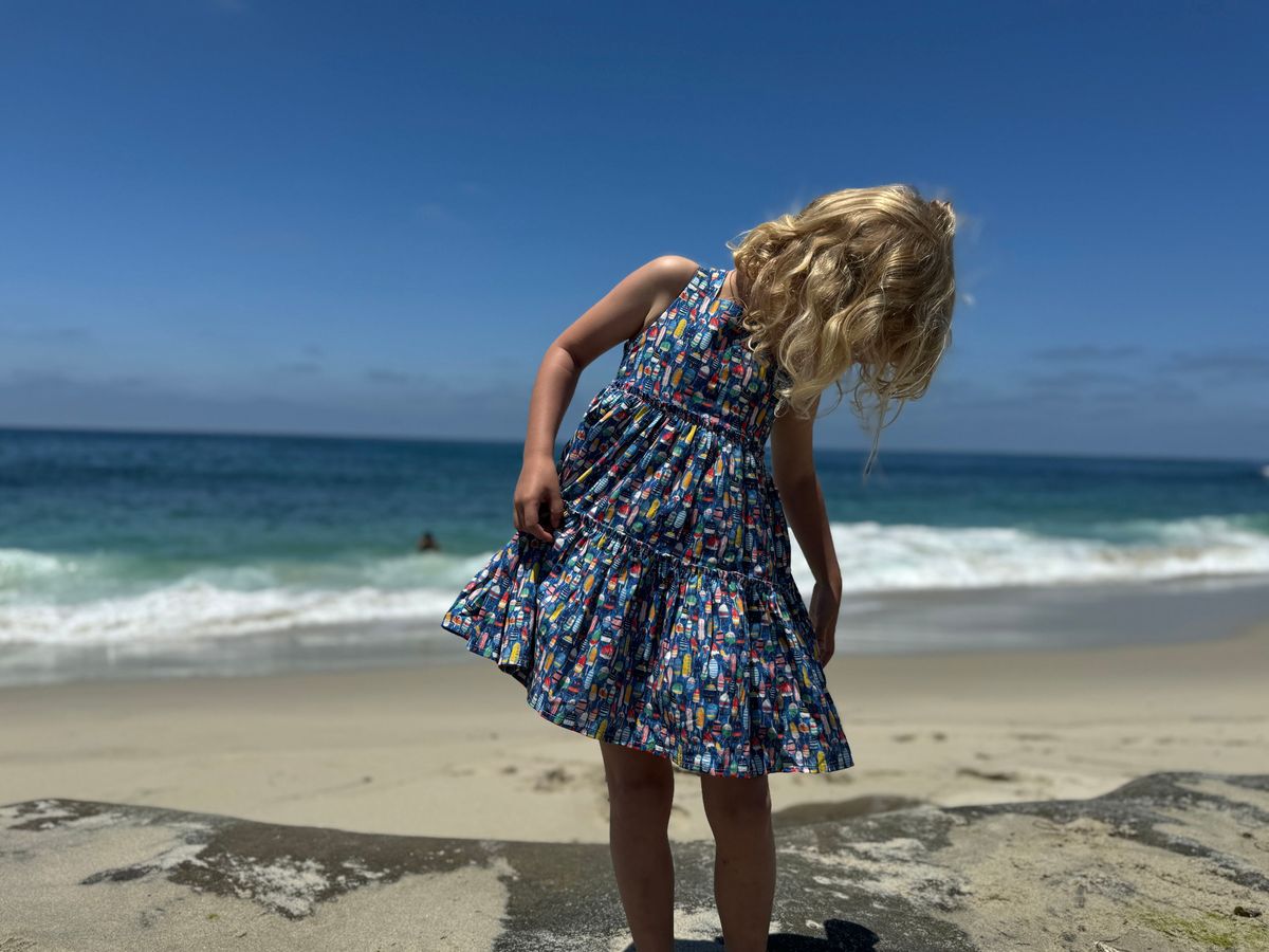 Girls Nautical Buoys Dress