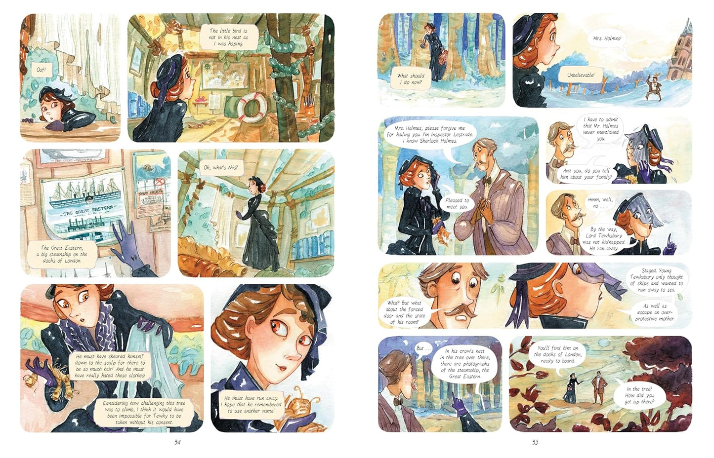 Enola Homes Graphic Novel: Book 1