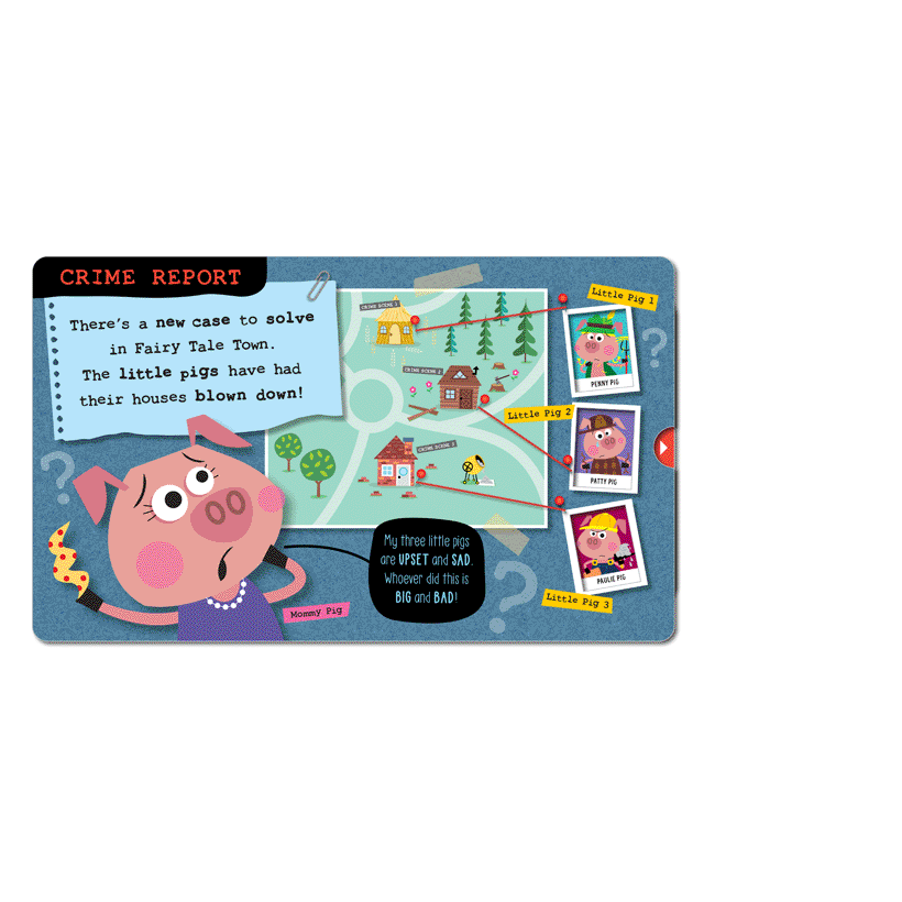True Crime Three Little Pigs Board Book
