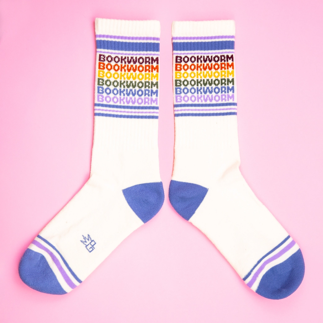 Bookworm Vintage Rainbow Socks