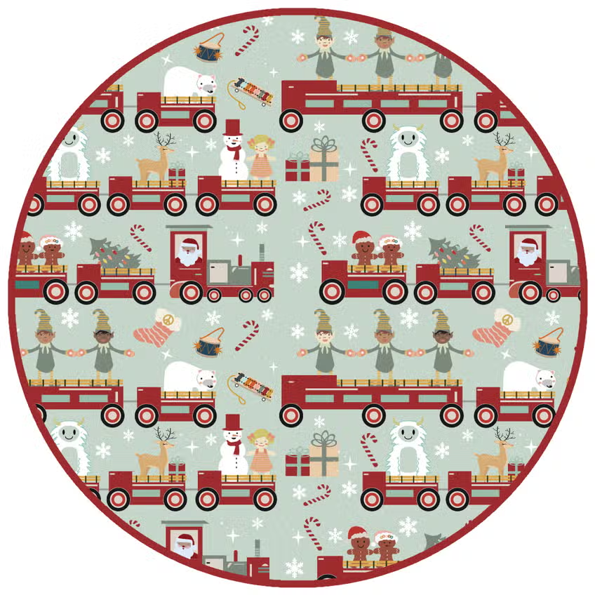 Christmas Train Bamboo Sleeper