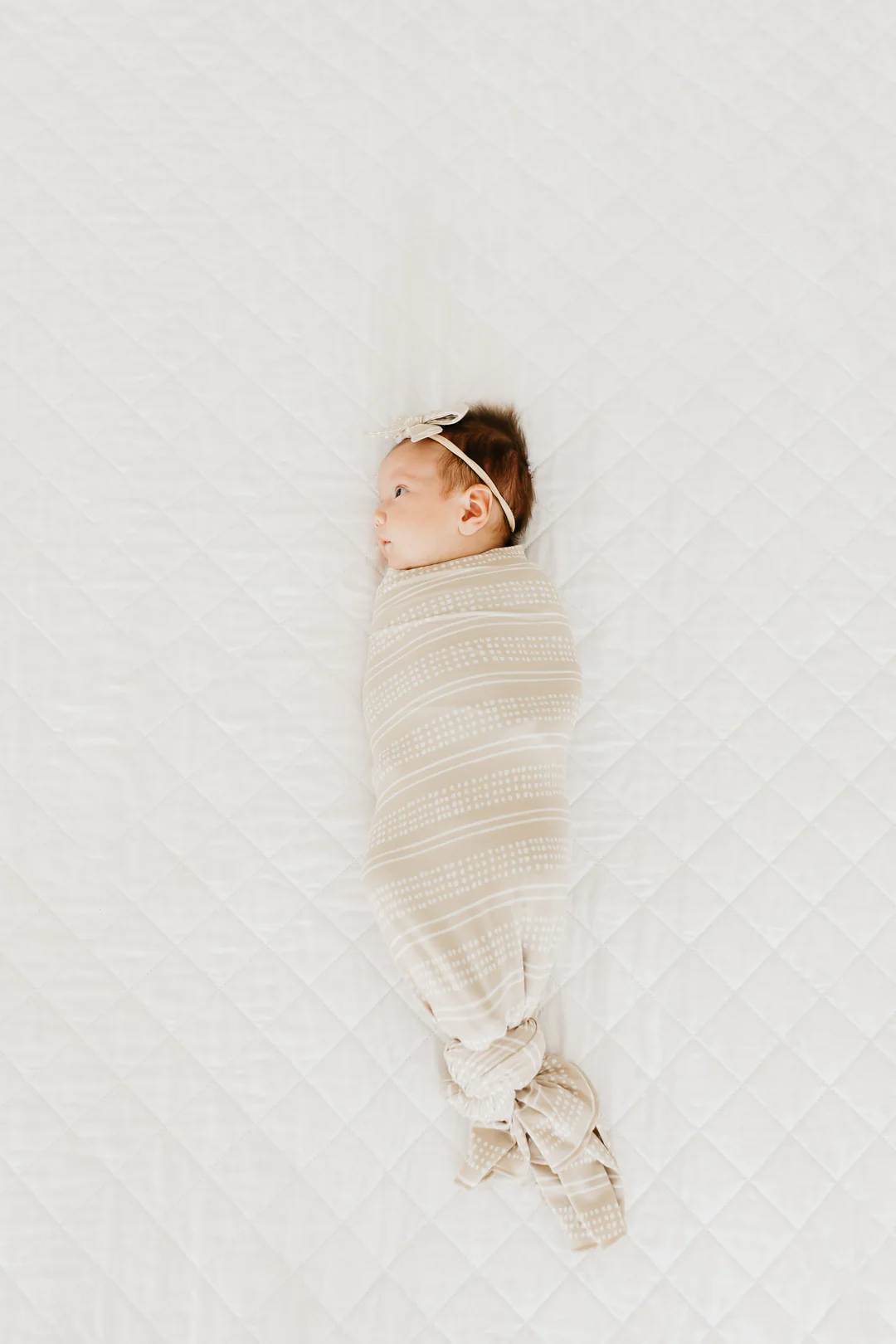 Clay Knit Swaddle Blanket