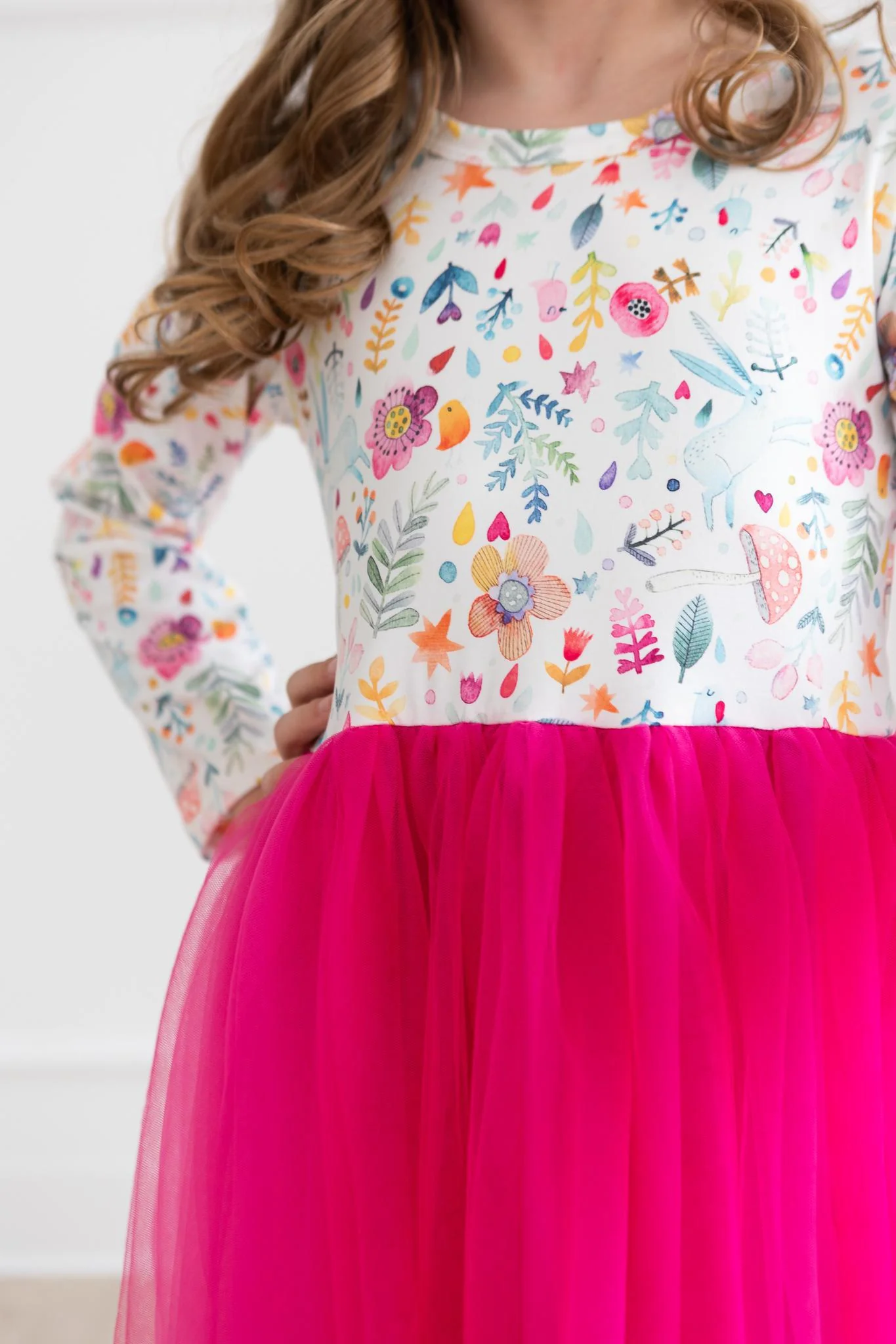 Girls Woodland Garden Tutu Dress