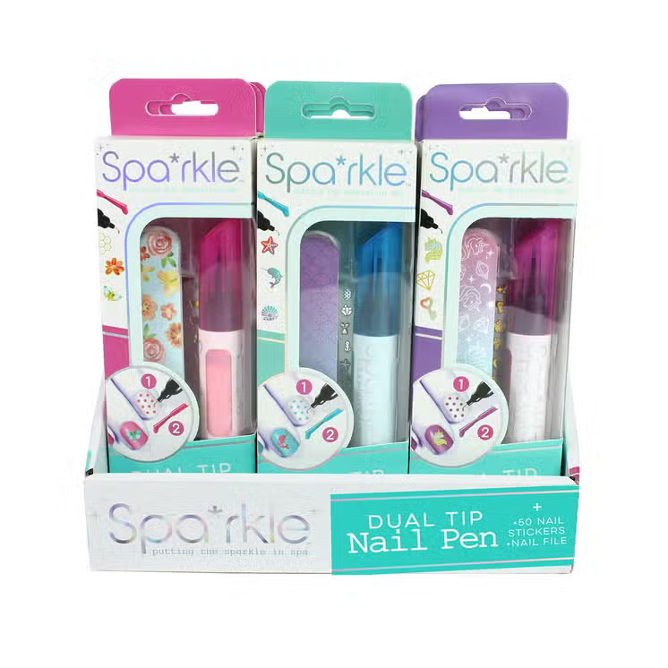 Sparkle Dual-Tip Nail Pen