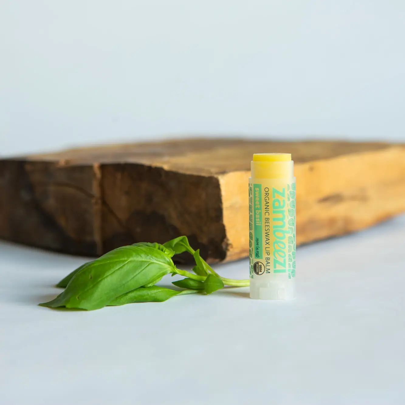 Zambeezi Sweet Basil Lip Balm