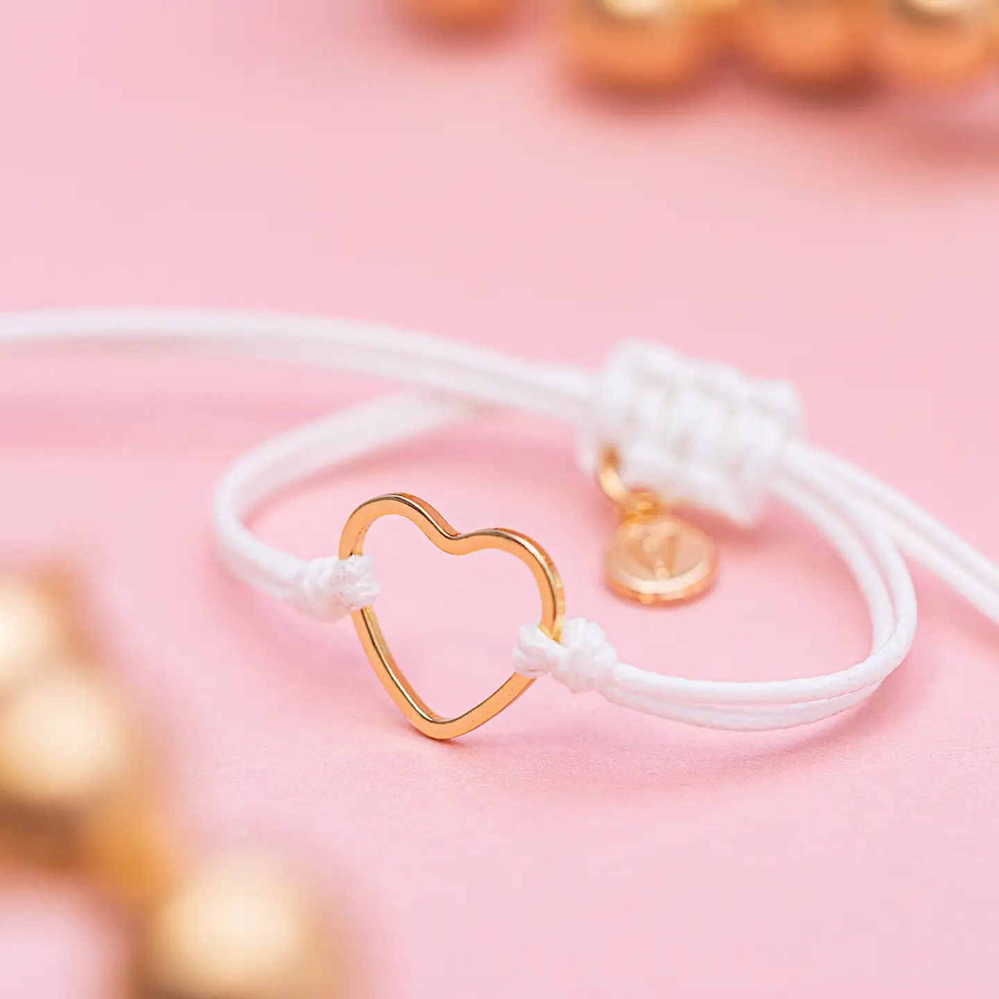 A Heart of Gold Thank You Bracelet